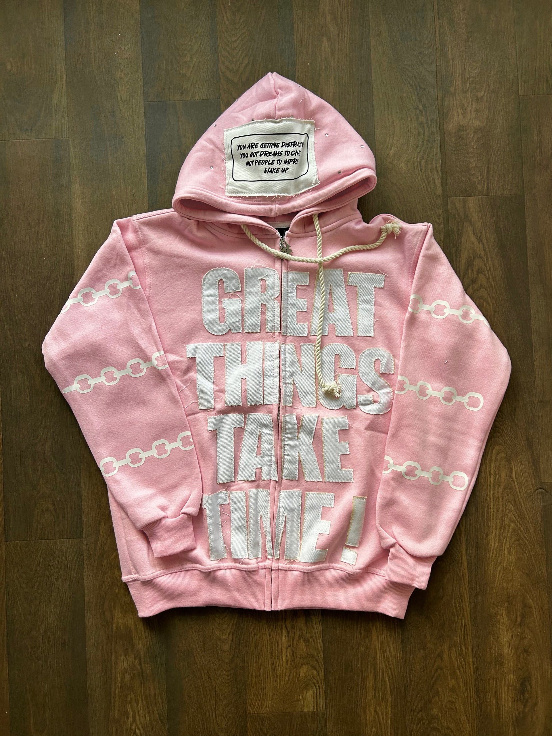 PINK 7AM CREW HOODIES